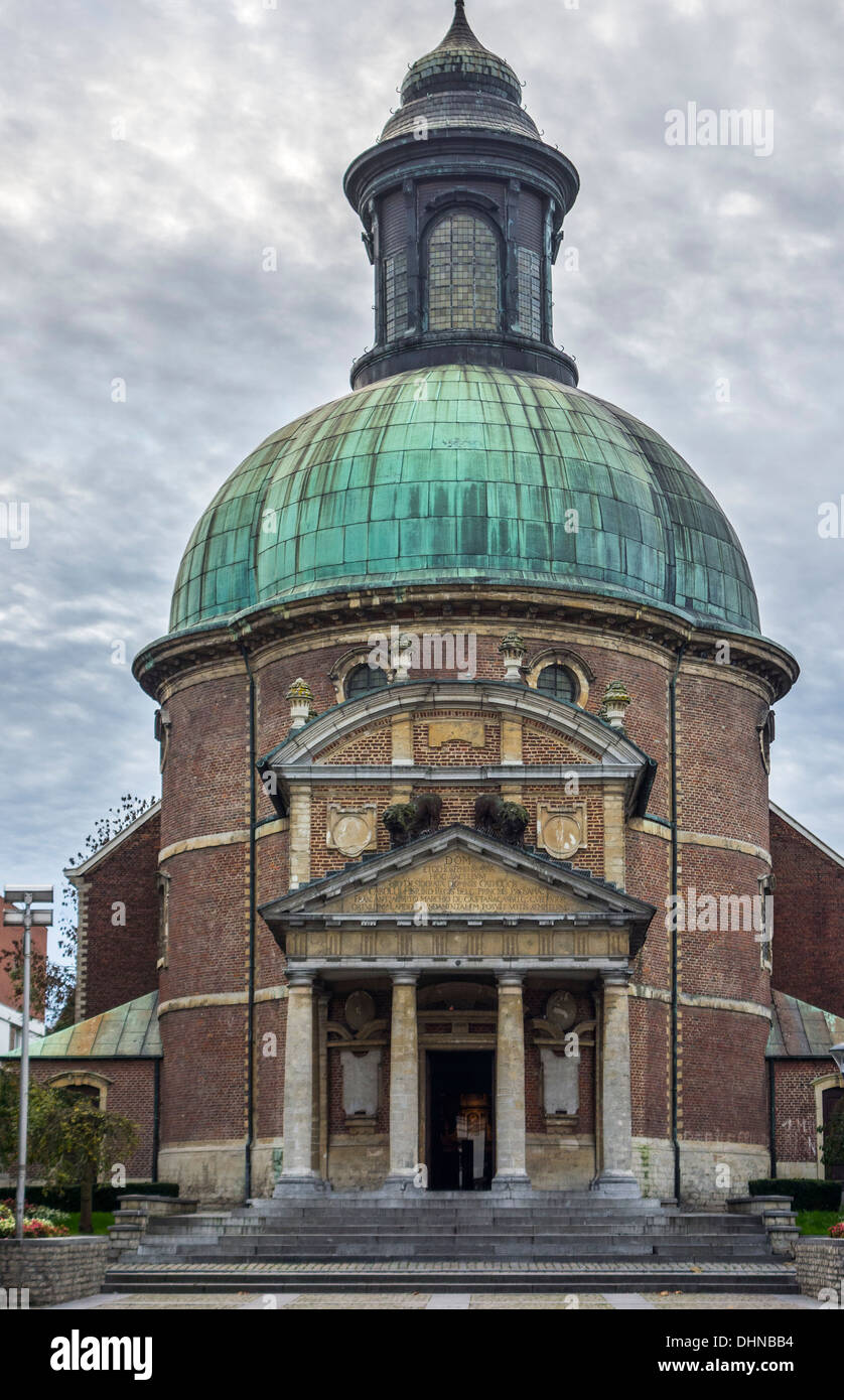Die St.-Josephs Kirche / Sint-Jozefskerk, königliche Kapelle in Waterloo, Belgien Stockfoto