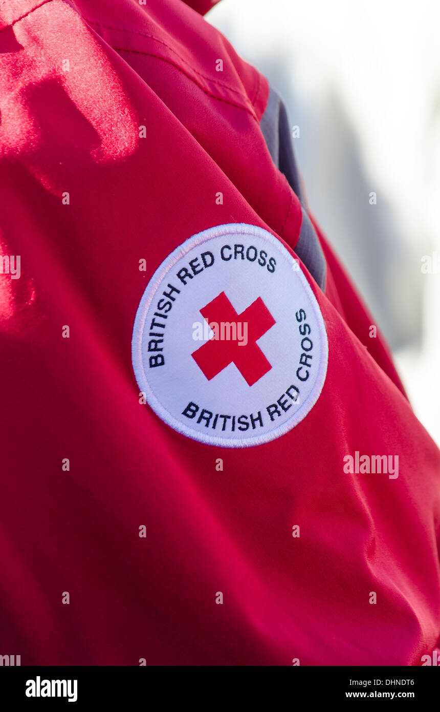 Britische Rote Kreuz Abzeichen Stockfoto