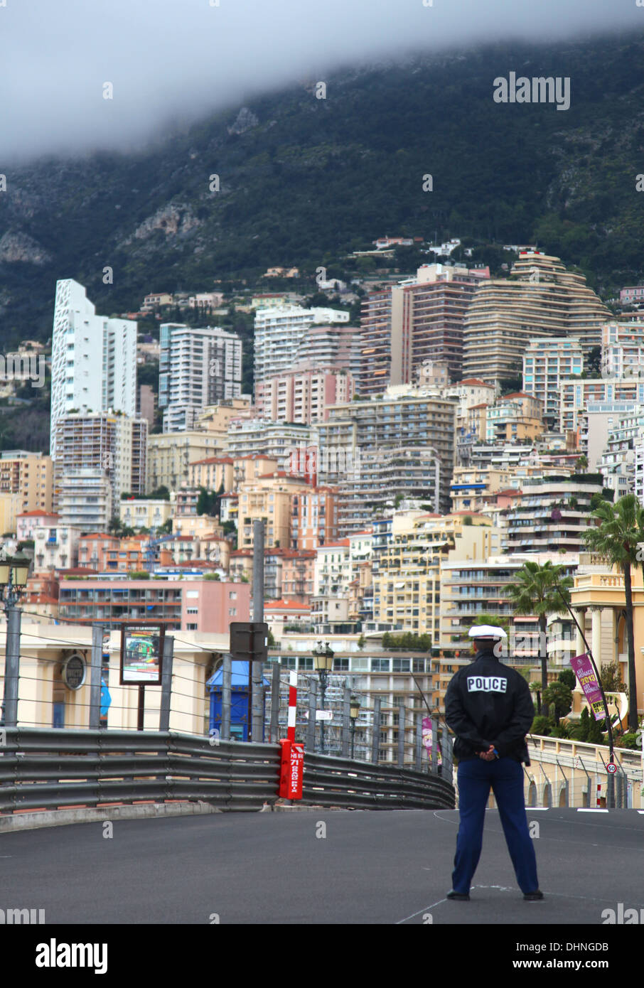 Gendarm 2013 Monaco Grand Prix Stockfoto