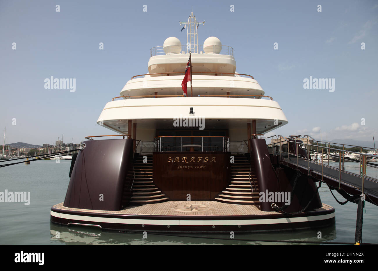 Sarafsa Yacht Antibes Stockfoto