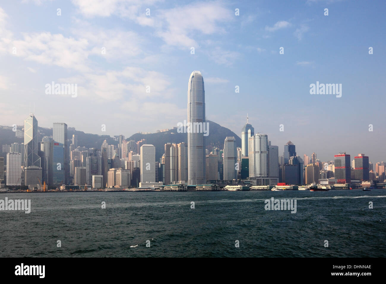 Skyline von Hong Kong Stockfoto