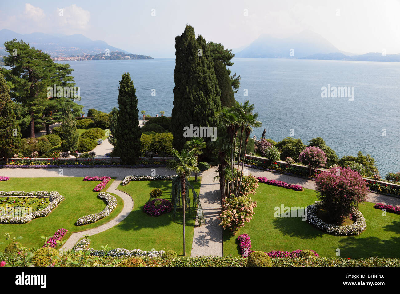 Die Landschaftskunst. Schöner park Stockfoto