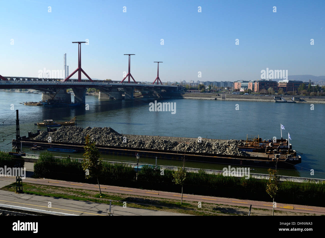Rakoczi (ehemalige Lagymanyosi) Brücke Budapest Ungarn Europa Donau Stockfoto