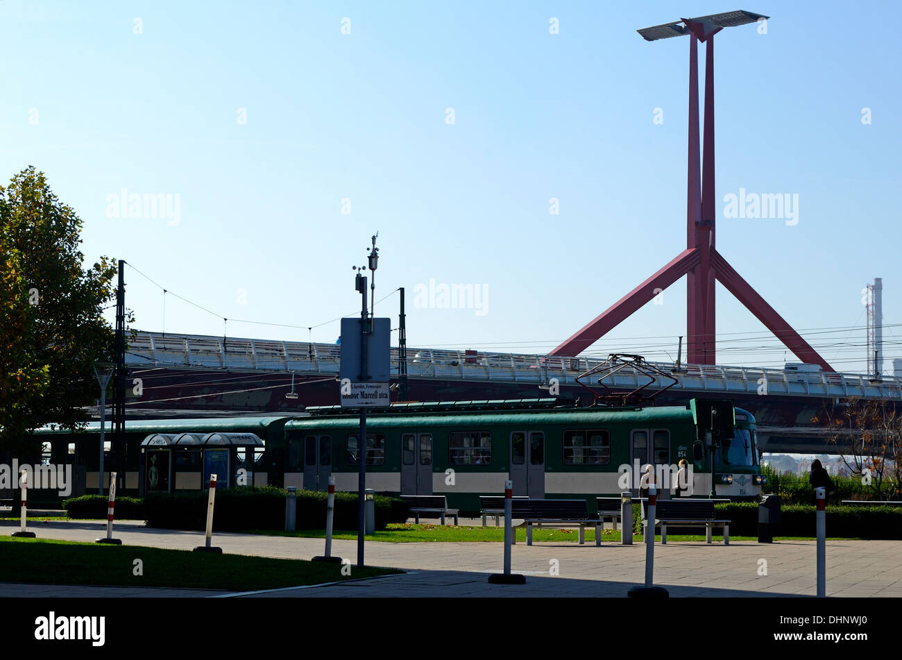 Rakoczi (ehemalige Lagymanyosi) Brücke Budapest Ungarn Europa Donau Stockfoto