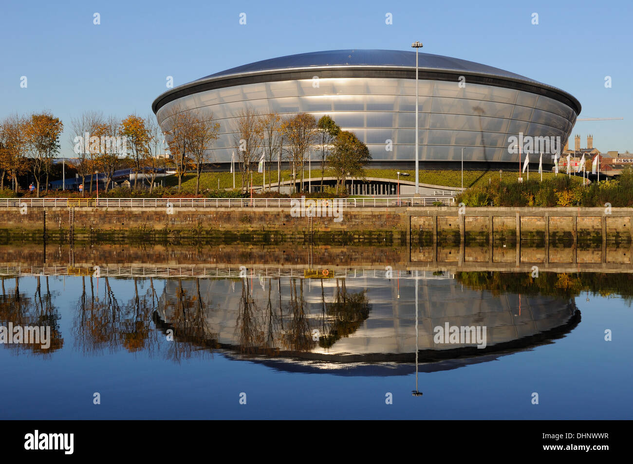 Hydro-Arena Konzert am Ufer des Flusses Clyde in Glasgow, Scotland, UK Stockfoto