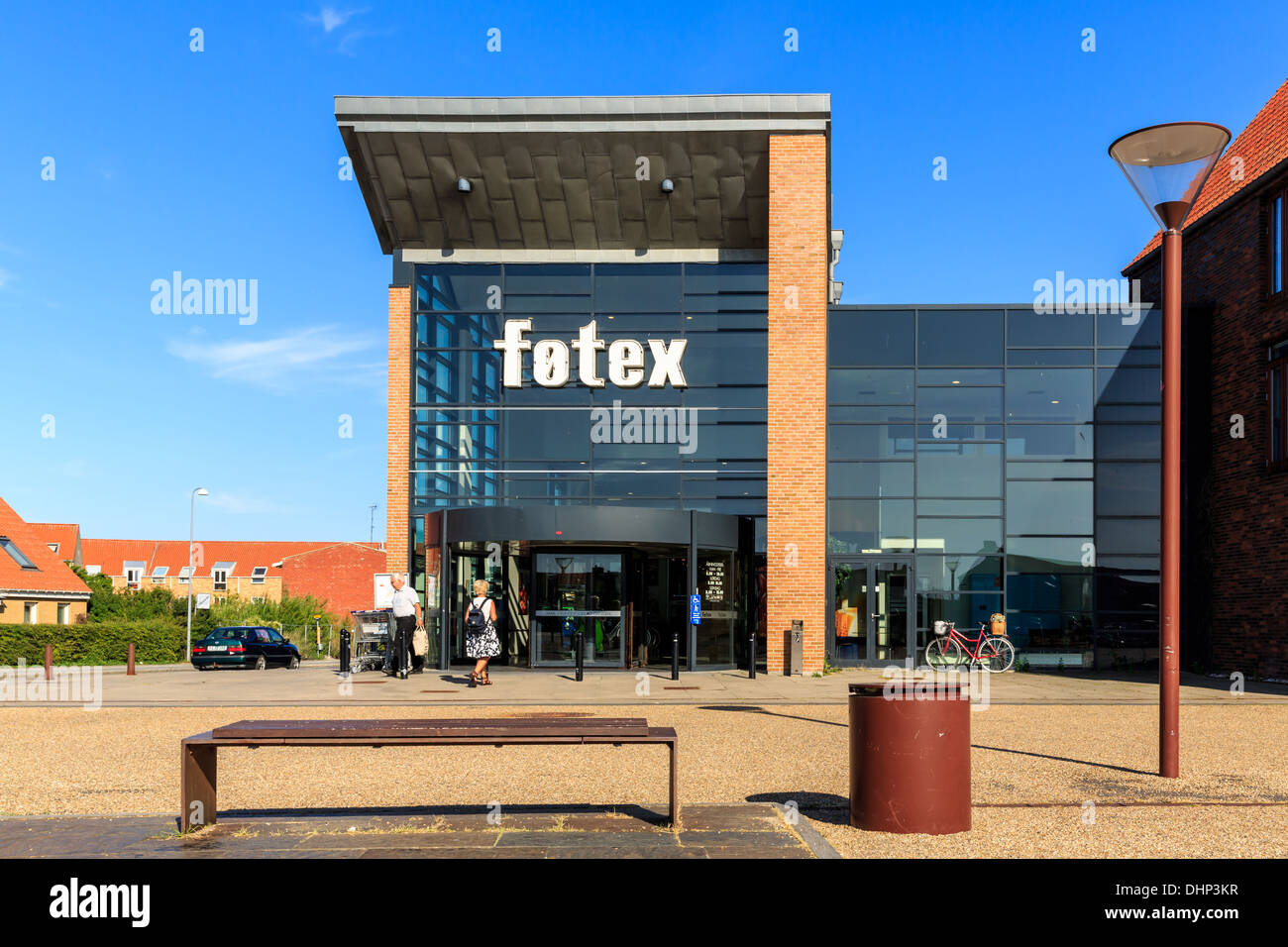 Føtex-große Supermarktkette in Dänemark, Frederikssund, Dänemark Stockfoto