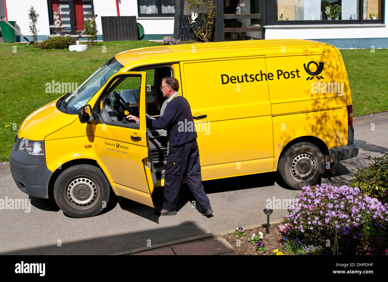 Deutsche Post van Stockfoto