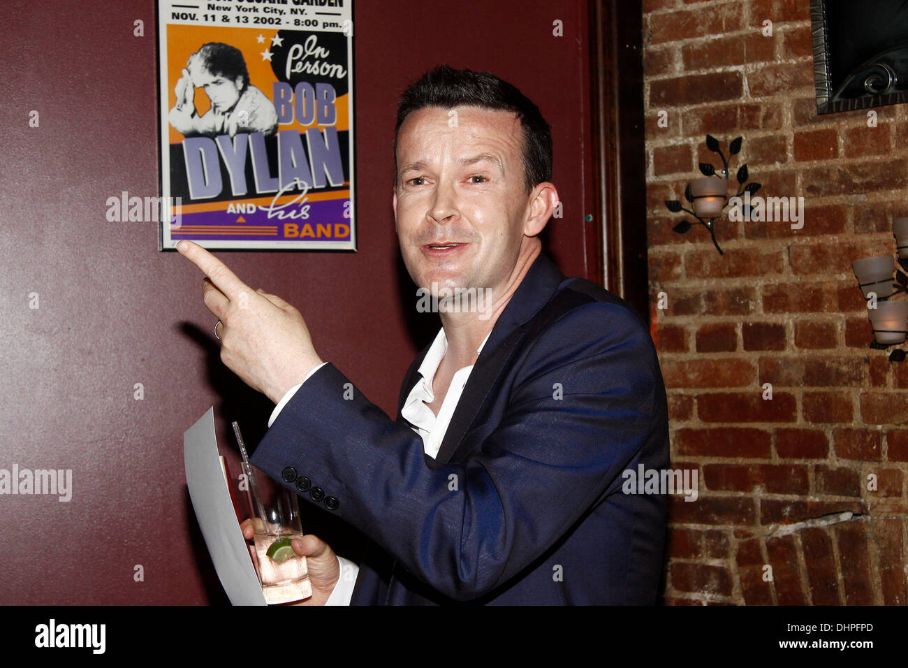 Enda Walsh die 2012 statt New York Drama Critics' Circle Awards an Angus McIndoe Restaurant New York City, USA-14.05.12 Stockfoto