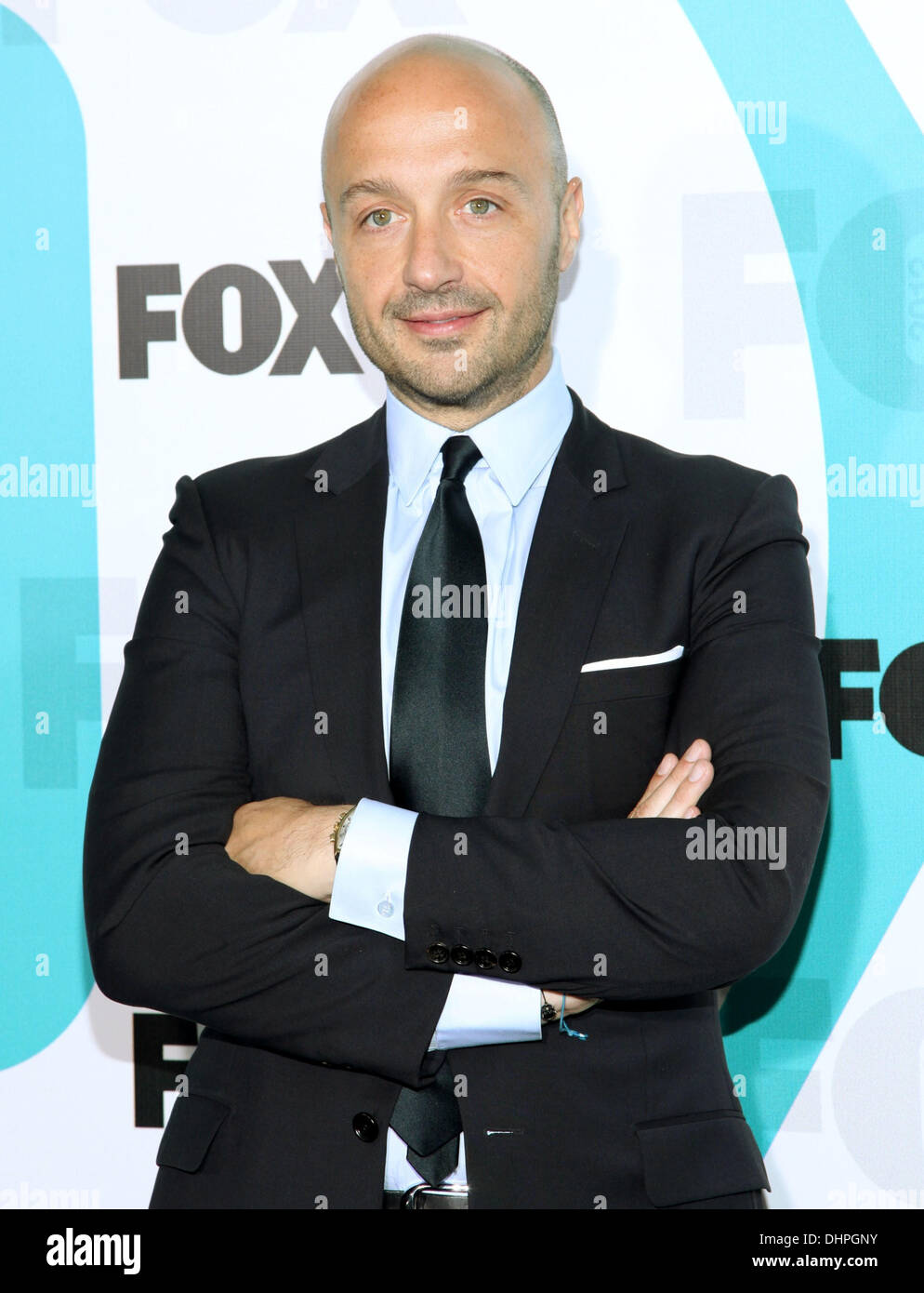 Joe Bastianich 2012 Fox Upfront Präsentation anlässlich der Wollman Rink - Ankunft New York City, USA, 14.05.12 Stockfoto