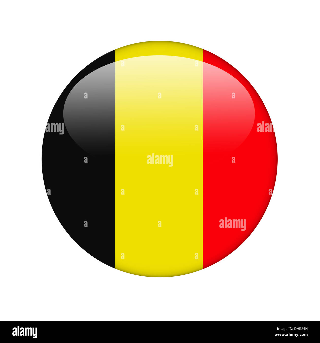 Die belgische Flagge Stockfoto