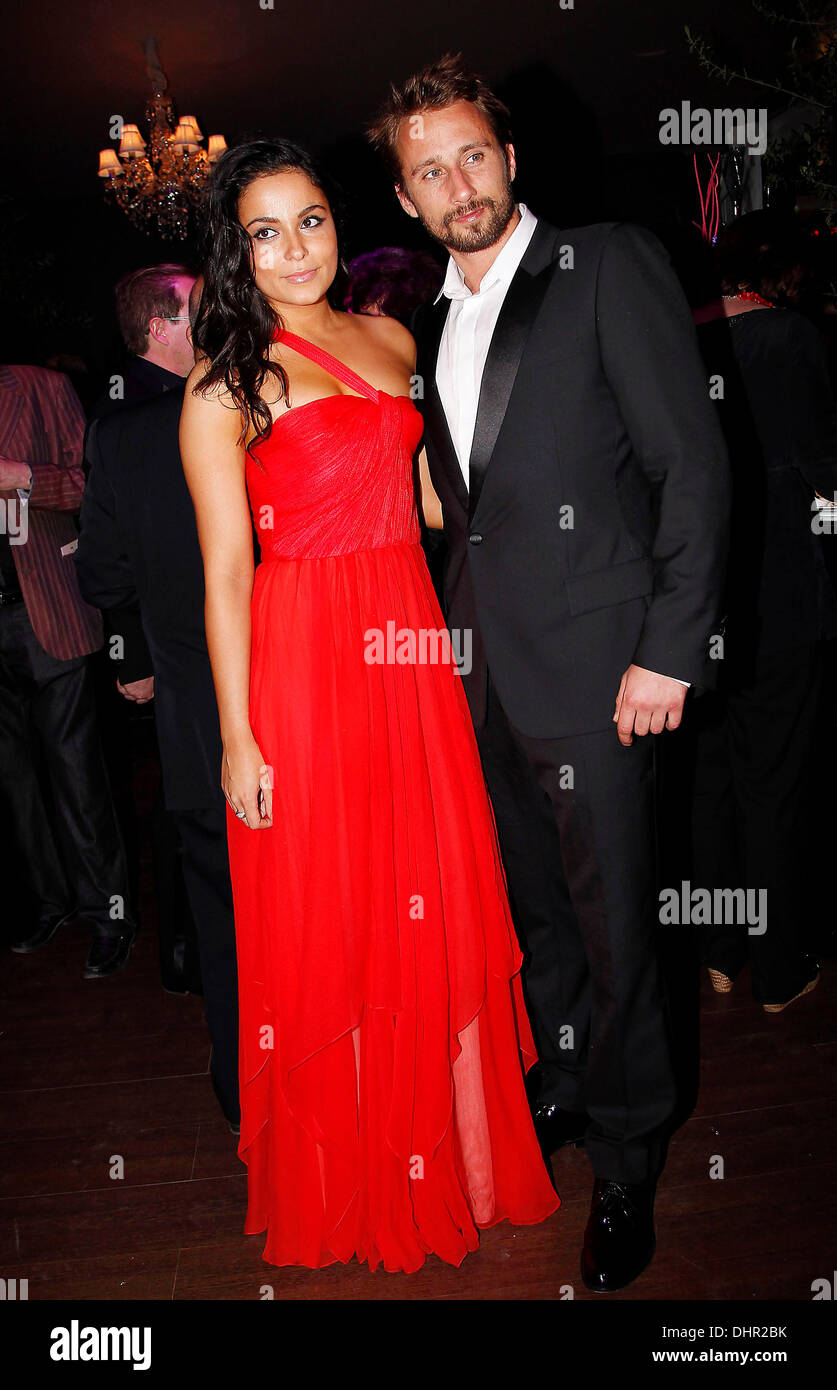Matthias Schoenaerts Mit Seiner Freundin Dior Party Statt Im Carlton Wahrend Der 65 Jahrlichen Cannes Film Festival Cannes Frankreich 17 05 12 Stockfotografie Alamy