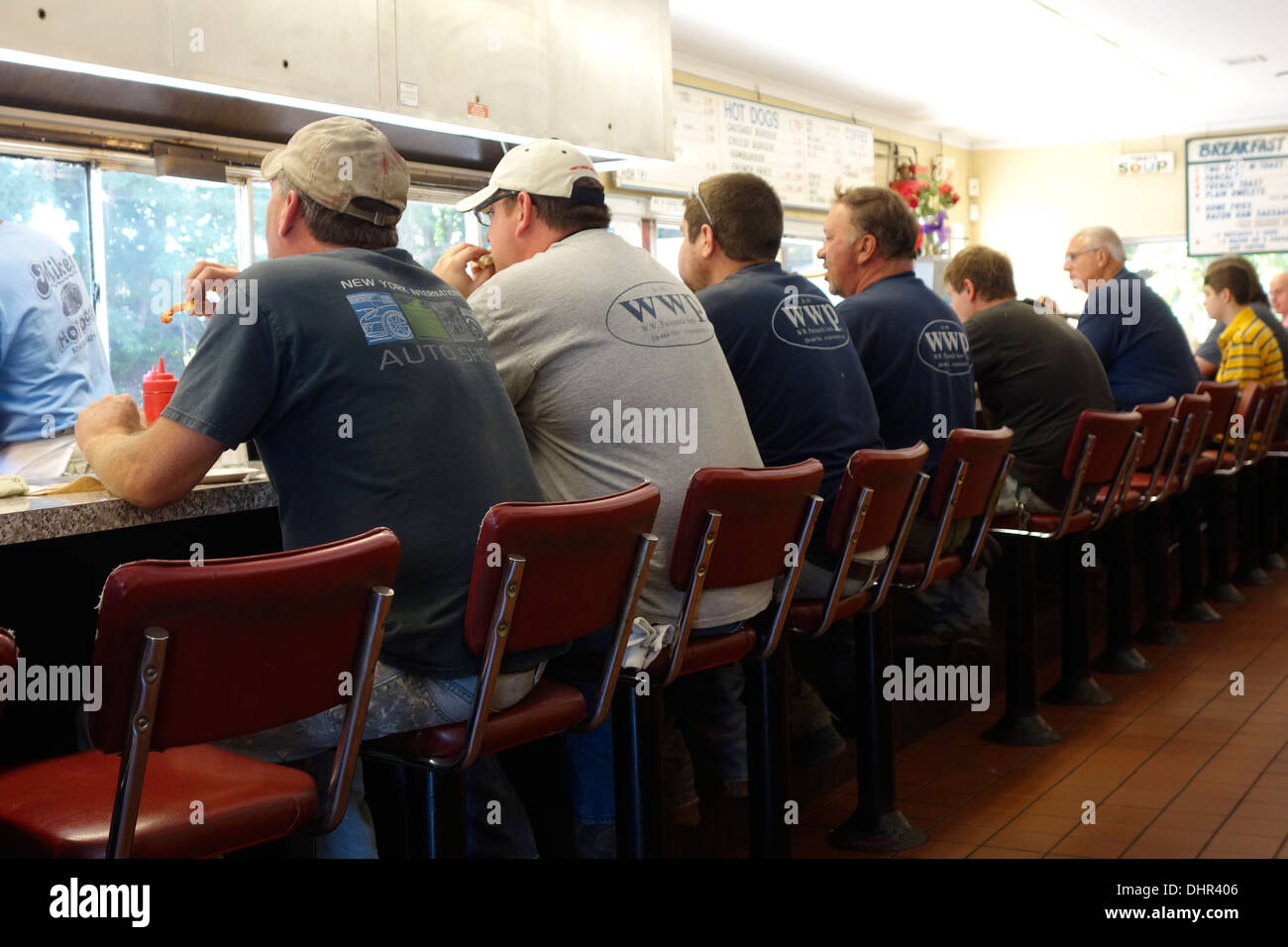 erster Preis Mikes Frankfurts Restaurant in Schenectady, NY Stockfoto