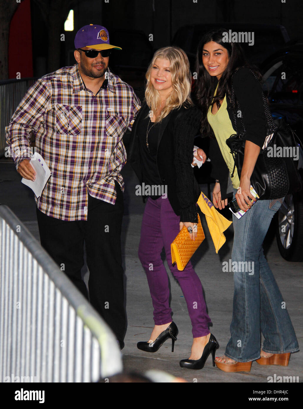 Fergie-Prominente im Staples Center der LA Lakers Los Angeles, Kalifornien - 18.05.12 ansehen Stockfoto