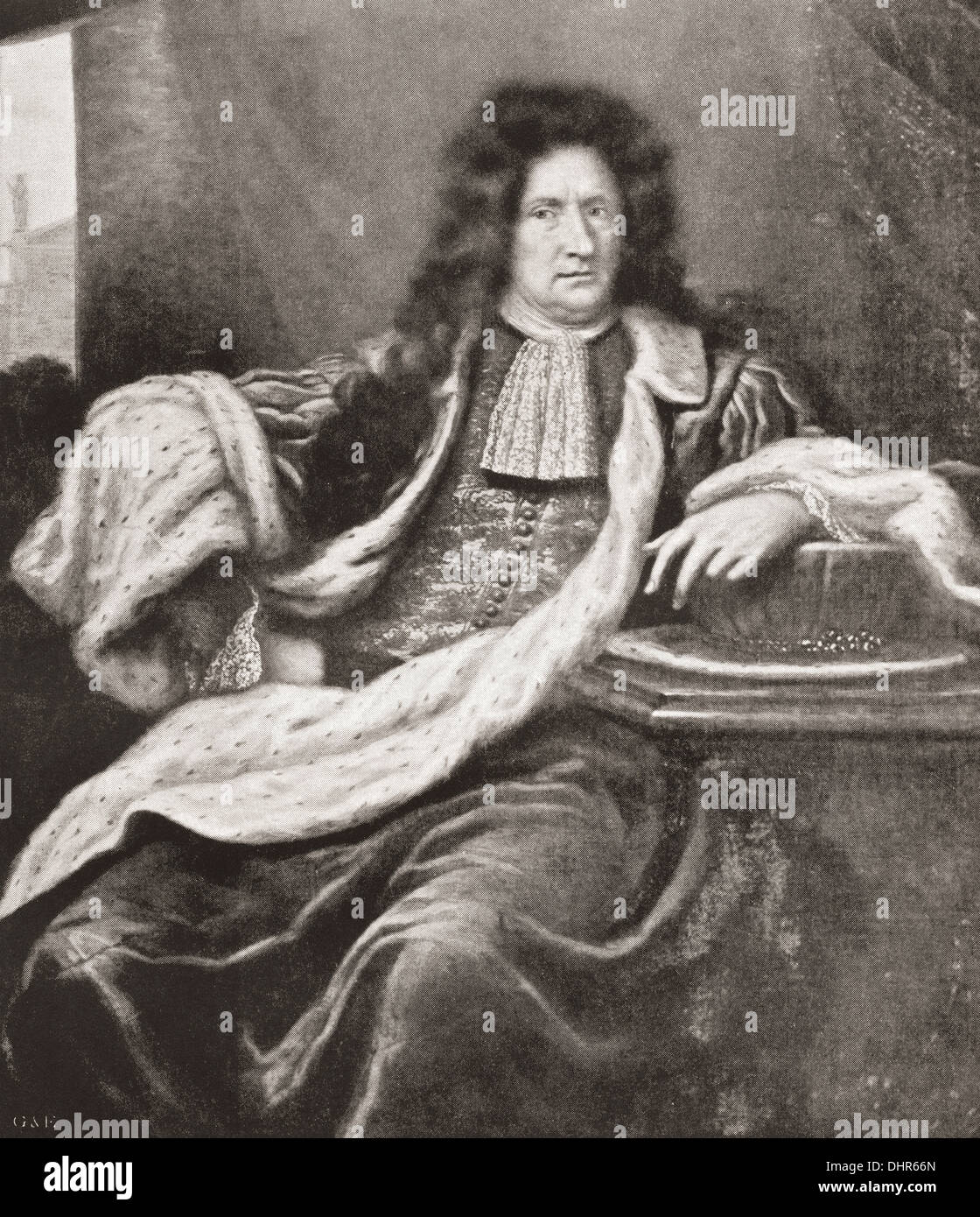 Graf Erik Jönsson Dahlbergh, 1625 – 1703. Schwedischer Erfinder, Soldat und Feldmarschall. Stockfoto