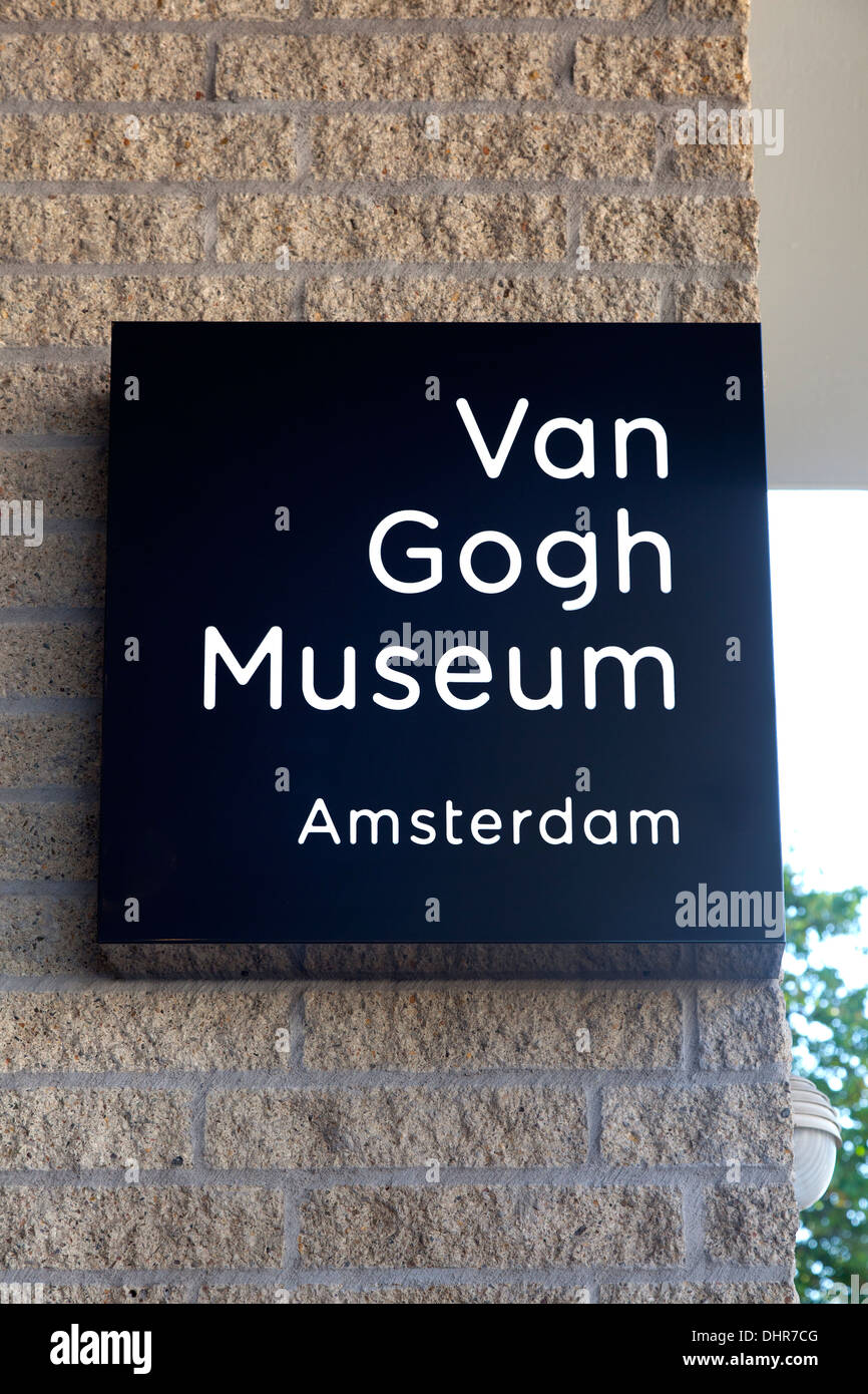 Van Goghmuseum in Amsterdam, Niederlande Stockfoto