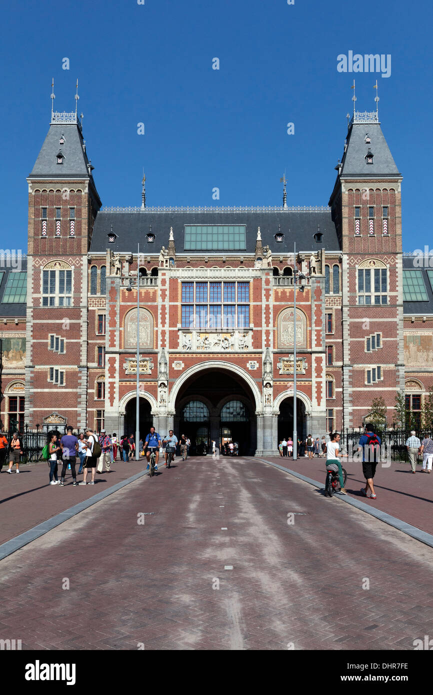 Rijksmuseum in Amsterdam in Amsterdam, Niederlande Stockfoto