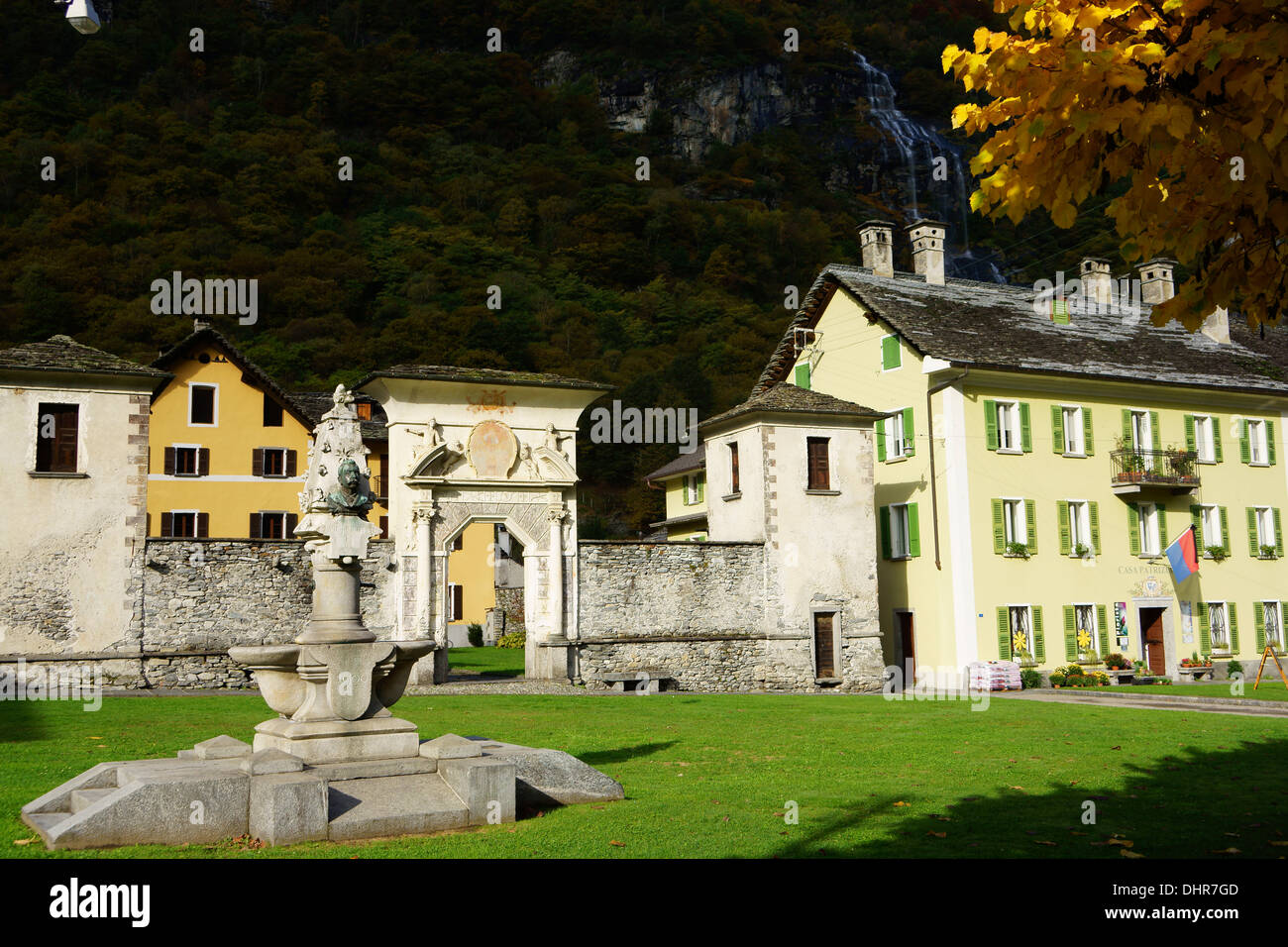 Cevio, Valle Maggia, Tessin, Schweiz Stockfoto