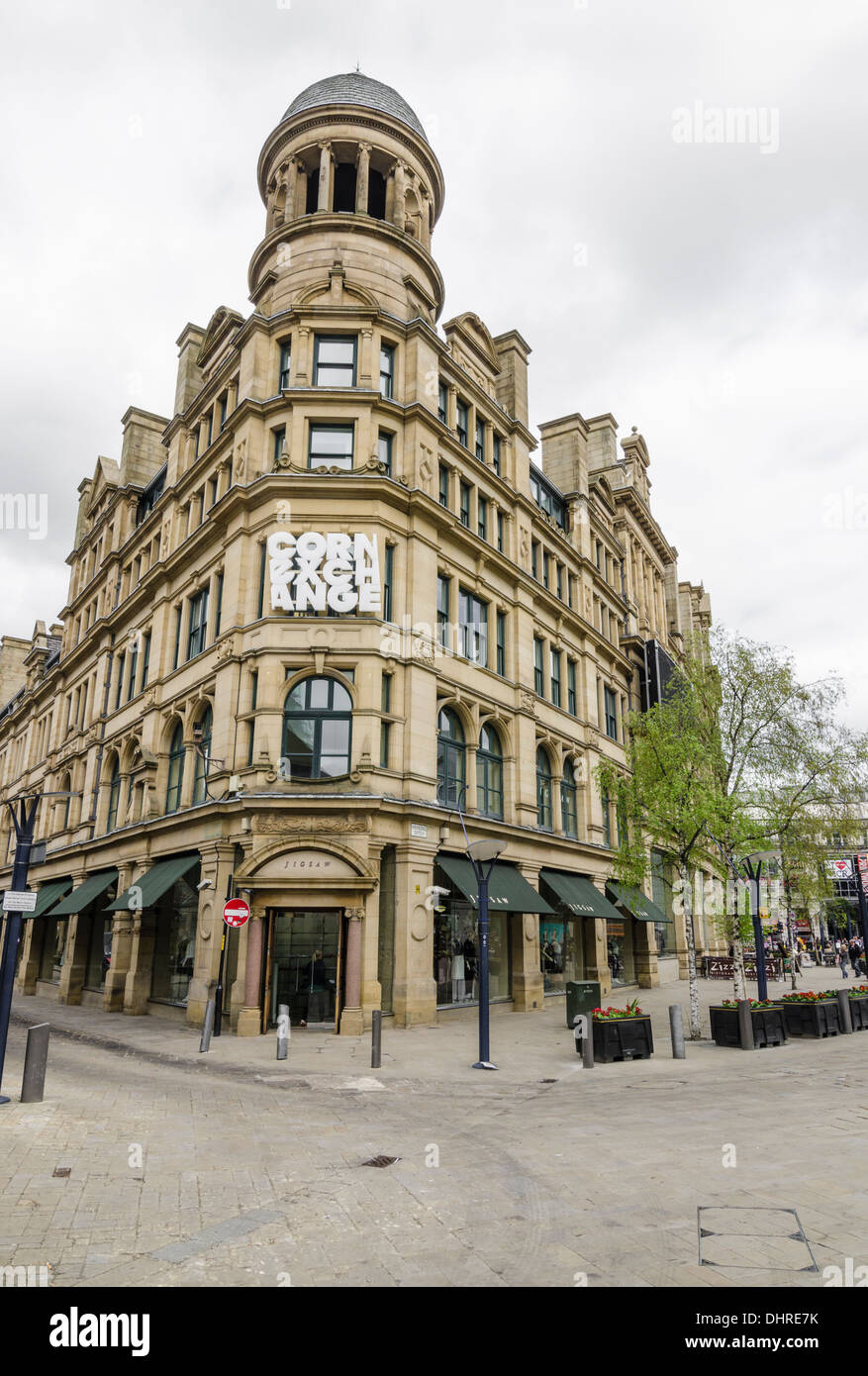 Corn Sie Exchange Gebäude, Exchange Square, Manchester, England Stockfoto