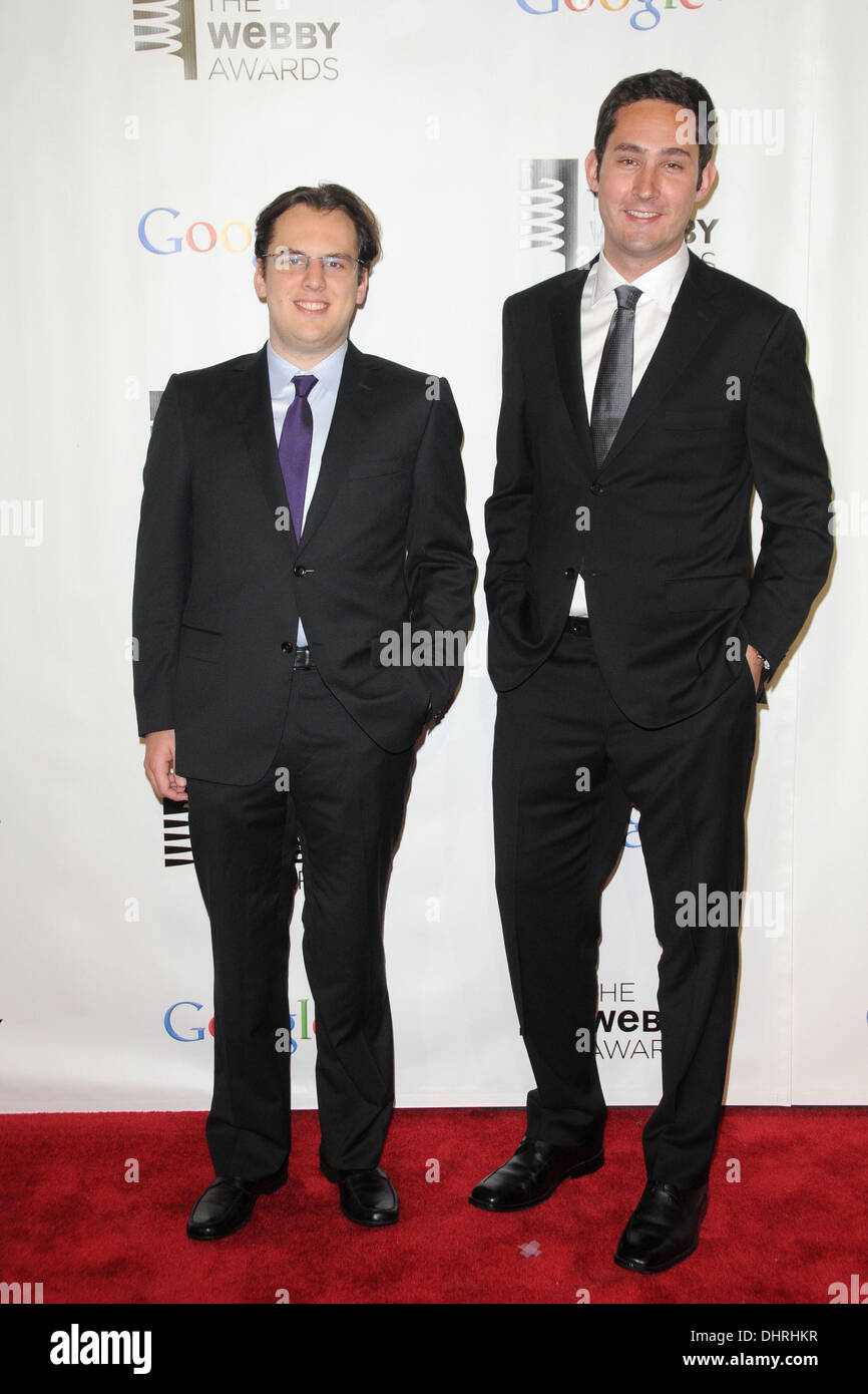 Meile-Krieger und Kevin Systrom 16. Annual Webby Awards mit: Meile Krieger und Kevin Systrom wo: New York City, Vereinigte Staaten, wann: 22. Mai 2012 Stockfoto