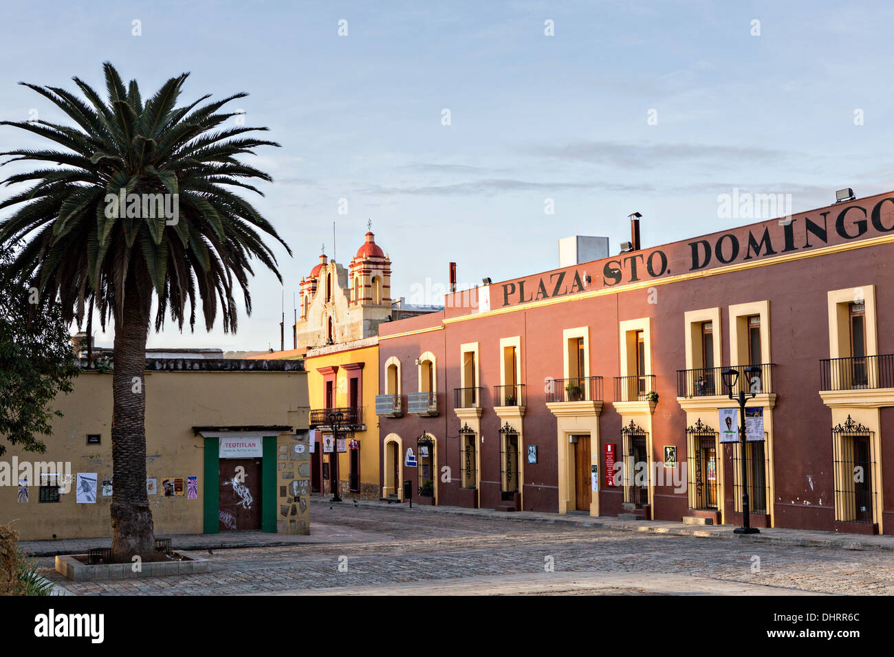 Plaza Santo Domingo auf Alcala im historischen Stadtteil 30. Oktober 2013 in Oaxaca, Mexiko. Stockfoto