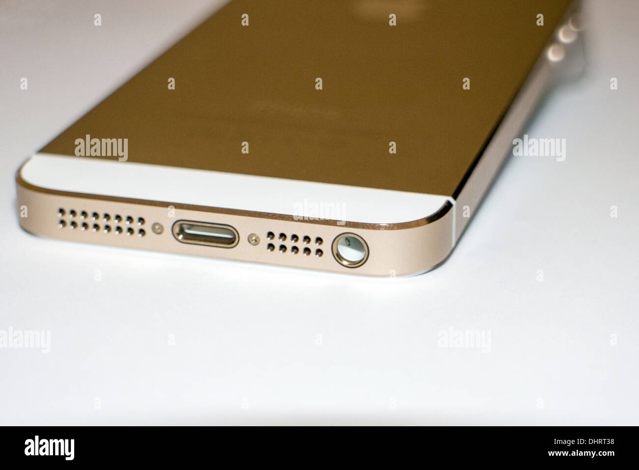Apple iPhone 5 s Gold 7 Stockfoto