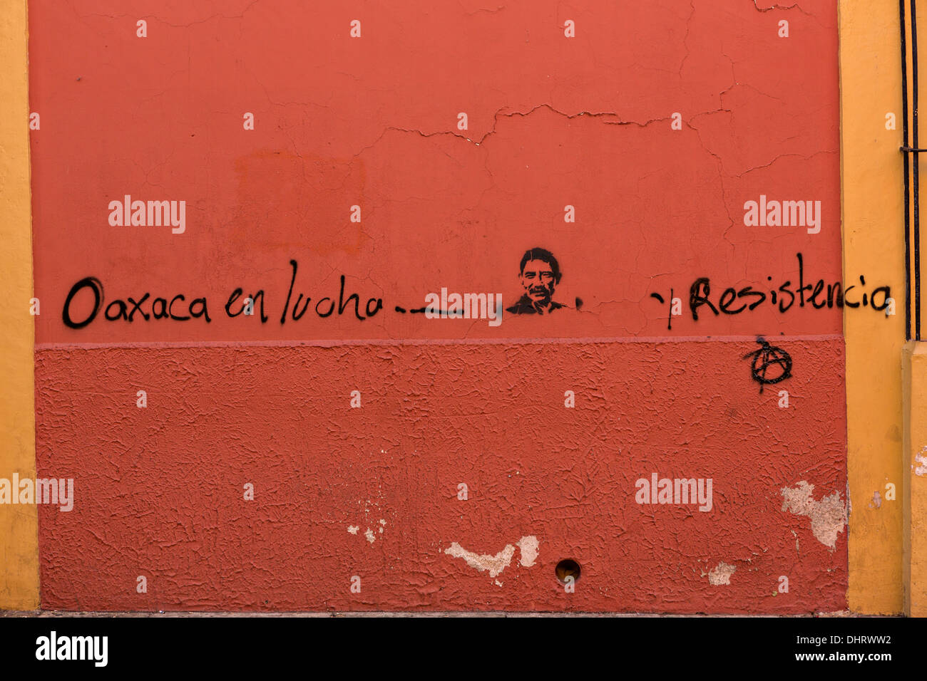Oaxaca Mexiko Graffiti Alcala Stockfotos Und Bilder Kaufen Alamy