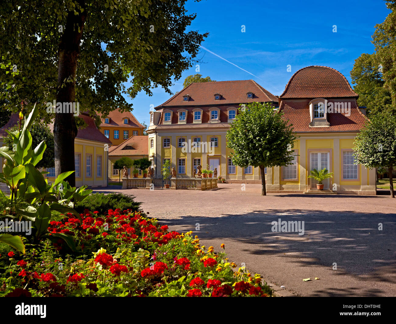 Historischen Spa-Komplex, Bad Lauchstädt, Sachsen-Anhalt, Deutschland Stockfoto