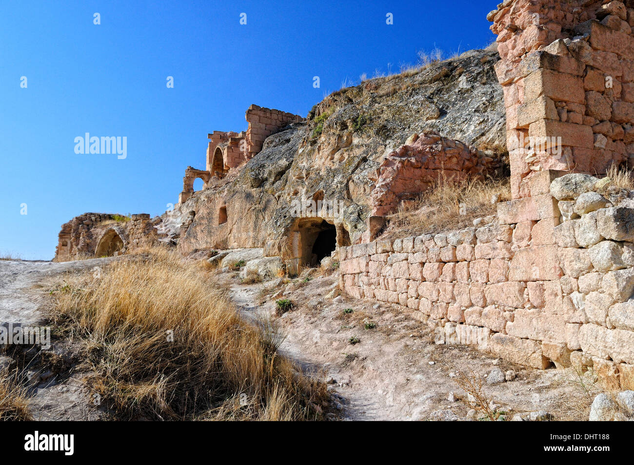 In der Vergangenheit auf dem Weg in die Türkei Cavusin Stockfoto