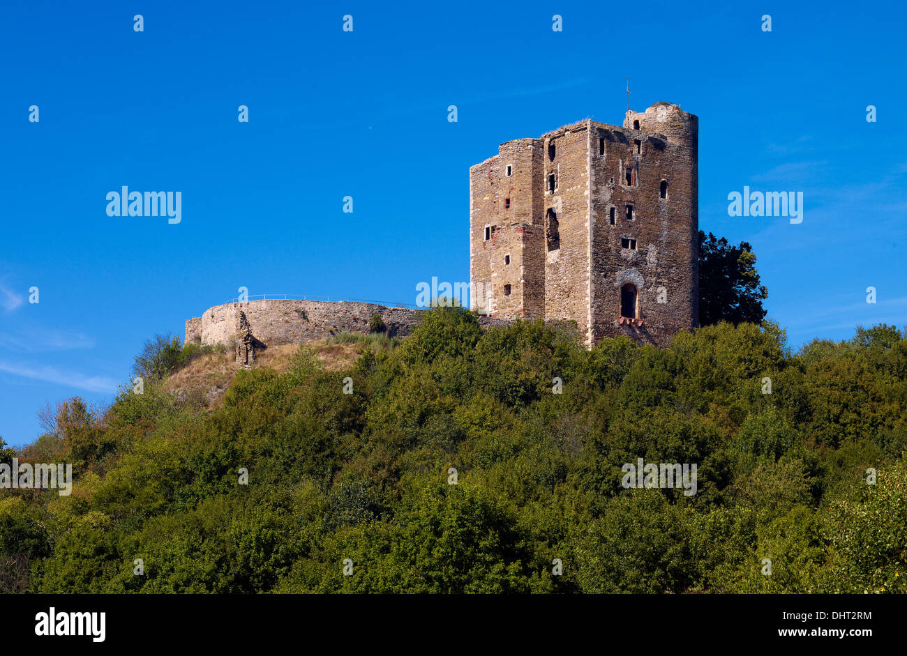 Burgruine Arnstein, Harkerode, Sachsen-Anhalt, Deutschland Stockfoto