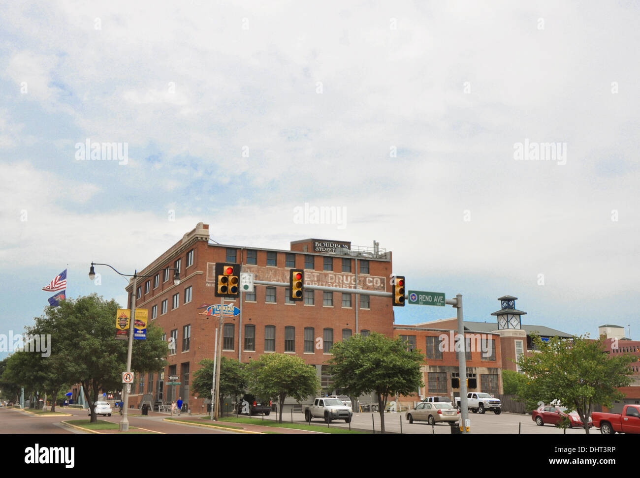 Ansicht der Innenstadt von Oklahoma City Stockfoto