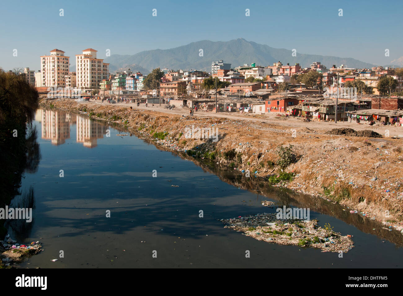 Urbanisierung in Kathmandu Stockfoto