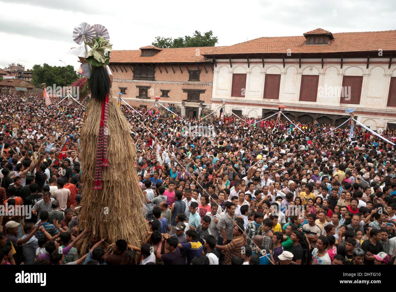 GAI Jatra Festival in Bhaktapur, Nepal Stockfoto