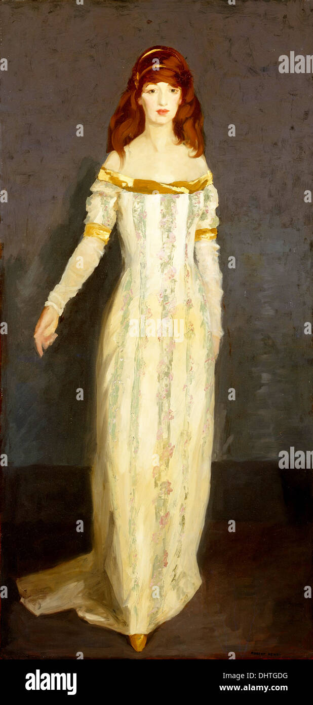 Maskerade-Kleid - von Robert Henri, 1911 Stockfoto