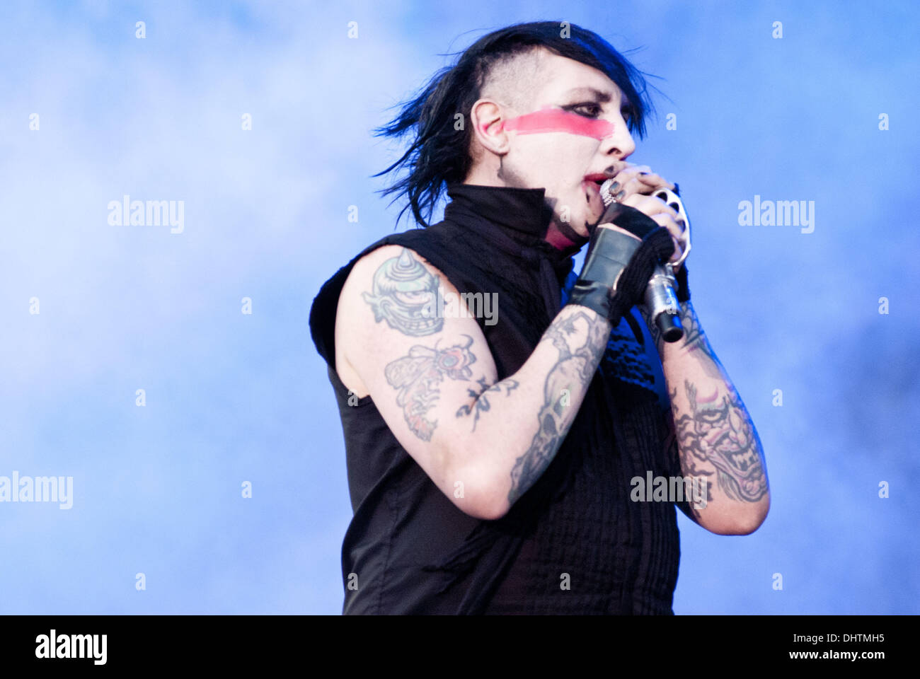 Marilyn Manson-Rock im Bereich 2012-2. Tag Columbus, Ohio - 20.05.12 wo: OH, Vereinigte Staaten wann: 20. Mai 2012 Stockfoto