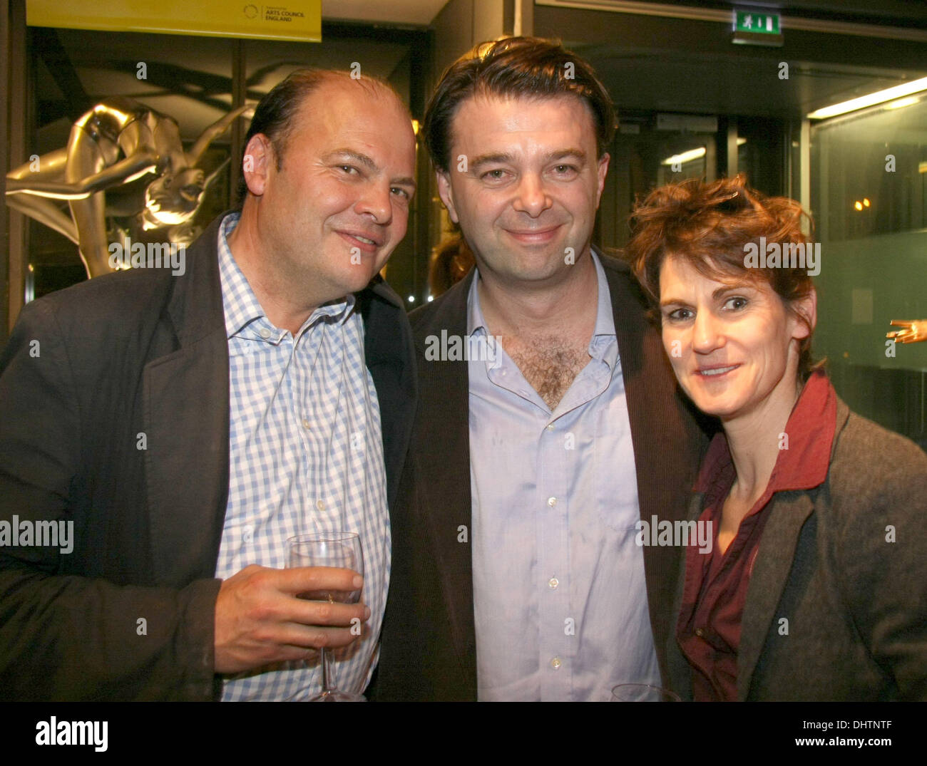 Christopher Hall, Edward Hall und Gast Chariots of Fire - Presse-Nacht an der Hampstead Theatre London, England - 22.05.12 Stockfoto