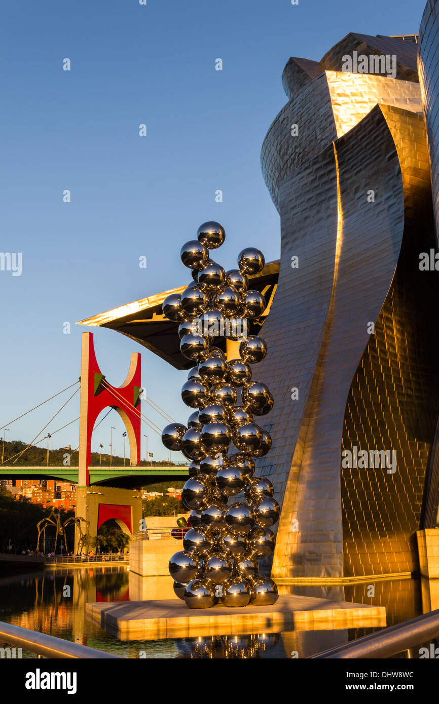 Guggenheim Museum - Bilbao Stockfoto