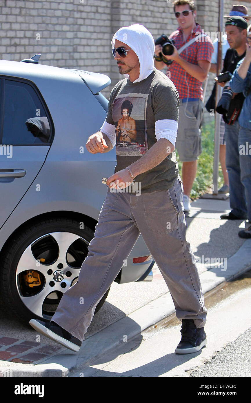 Robert Downey Jr., Joel Silver Memorial Day Party in Malibu Los Angeles, Kalifornien - 28.05.12 Stockfoto