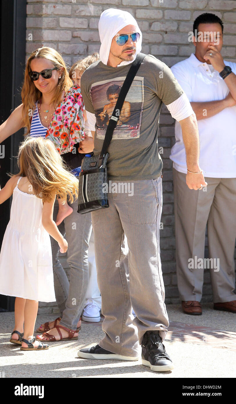 Robert Downey Jr. bei Joel Silver Memorial Day Party in Los Angeles, Kalifornien Malibu - 28.05.12 Stockfoto