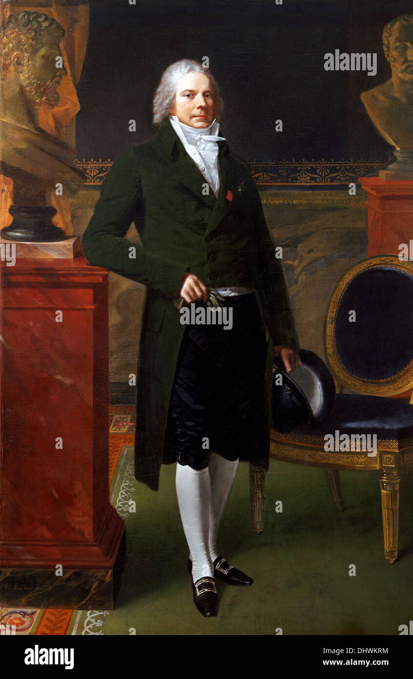Charles-Maurice de Talleyrand-Périgord, Prince de Bénévent - von Pierre-Paul Prud'hon, 1817 Stockfoto