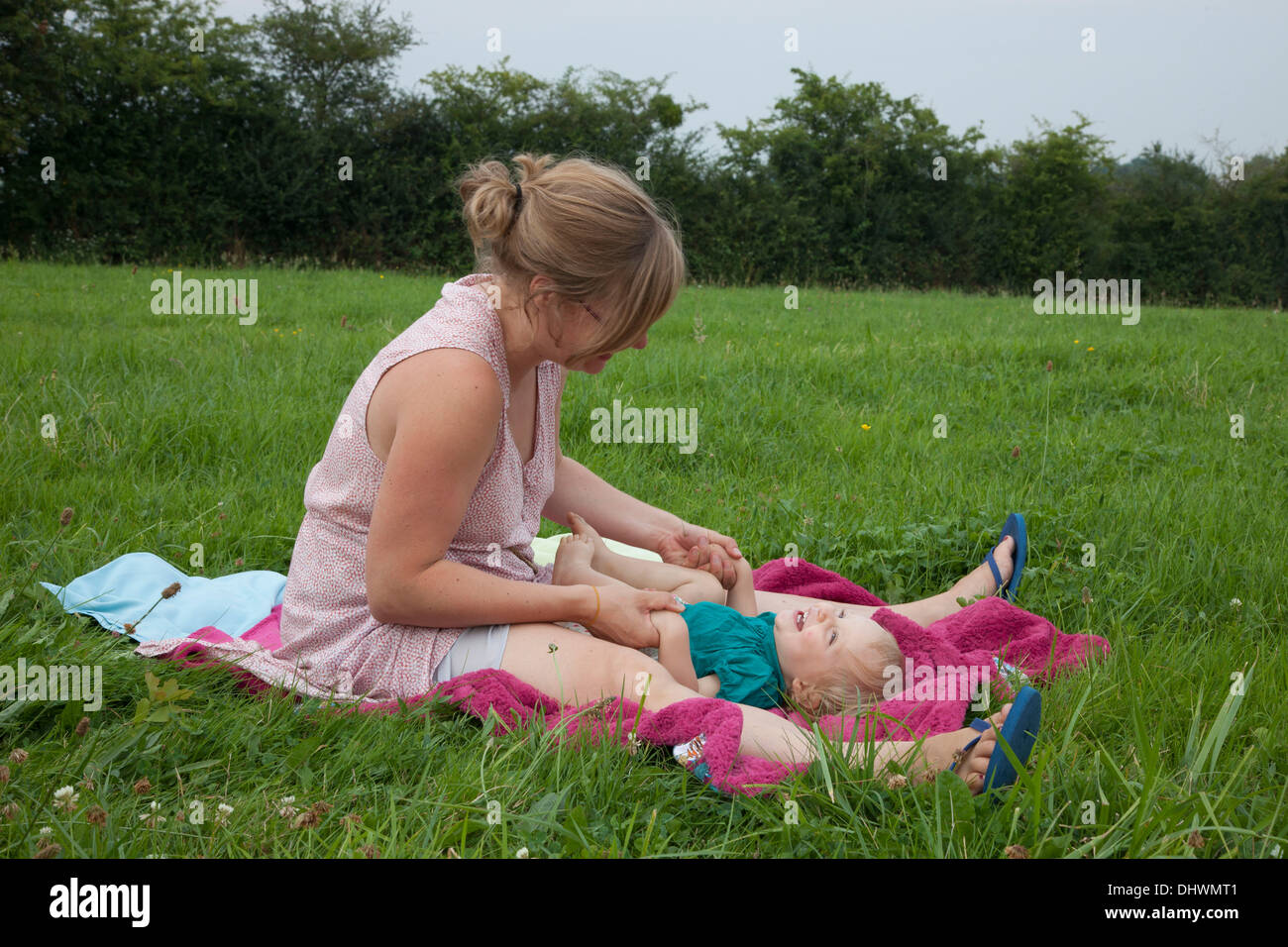 MUTTER & KIND Stockfoto