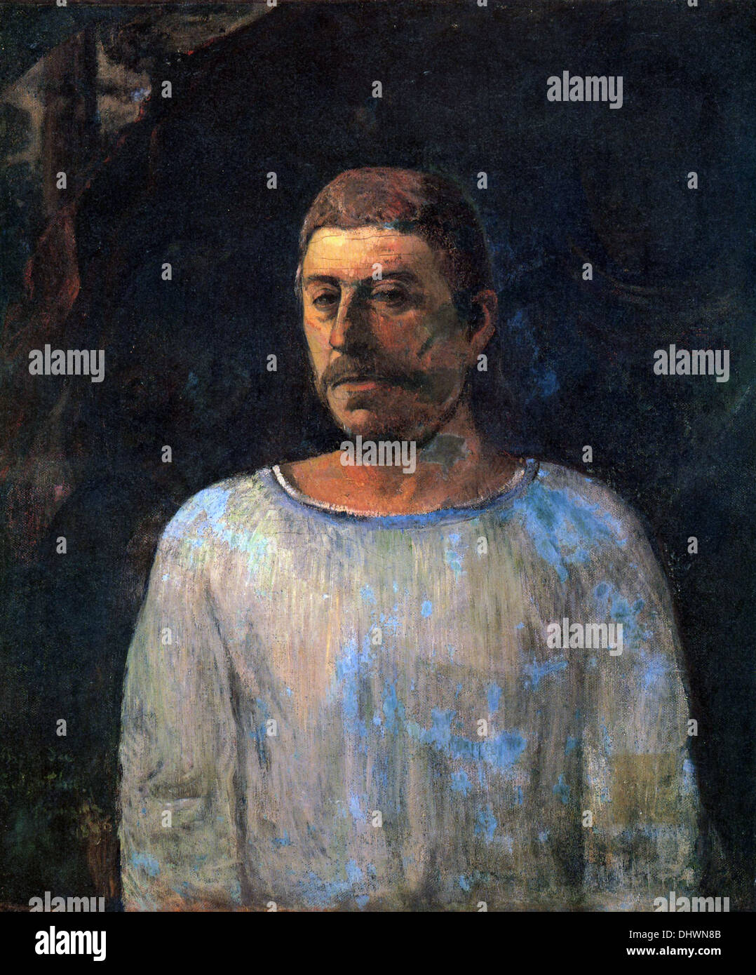 Selbstporträt-von Paul Gauguin, 1896 Stockfoto