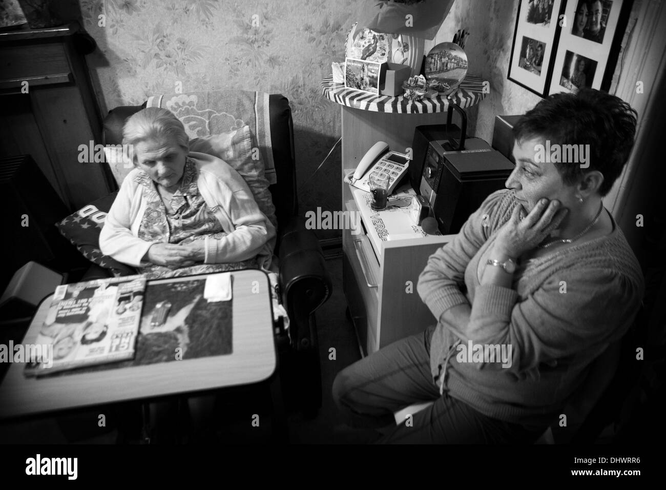 FAMILIE PFLEGER Stockfoto