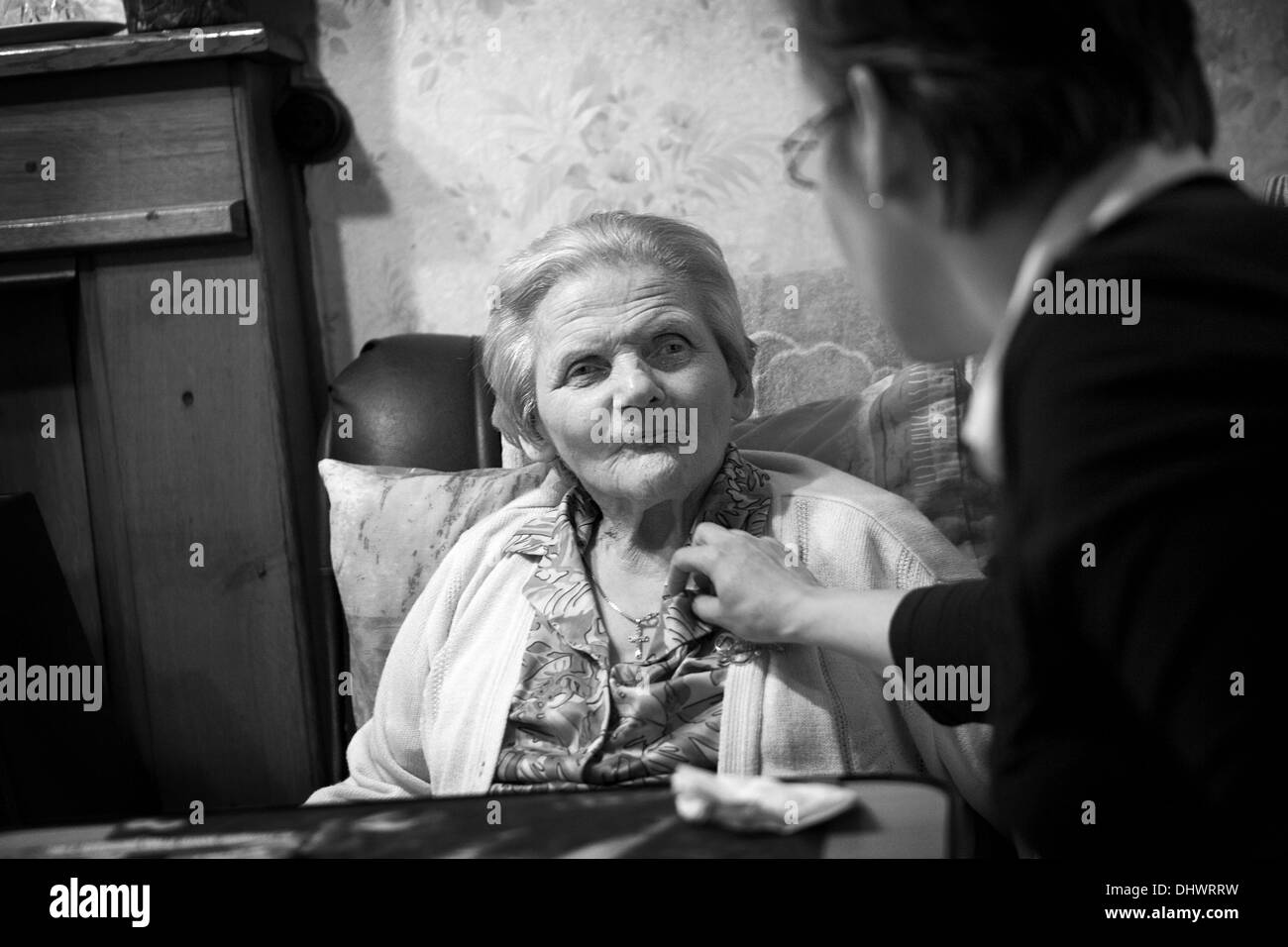 FAMILIE PFLEGER Stockfoto