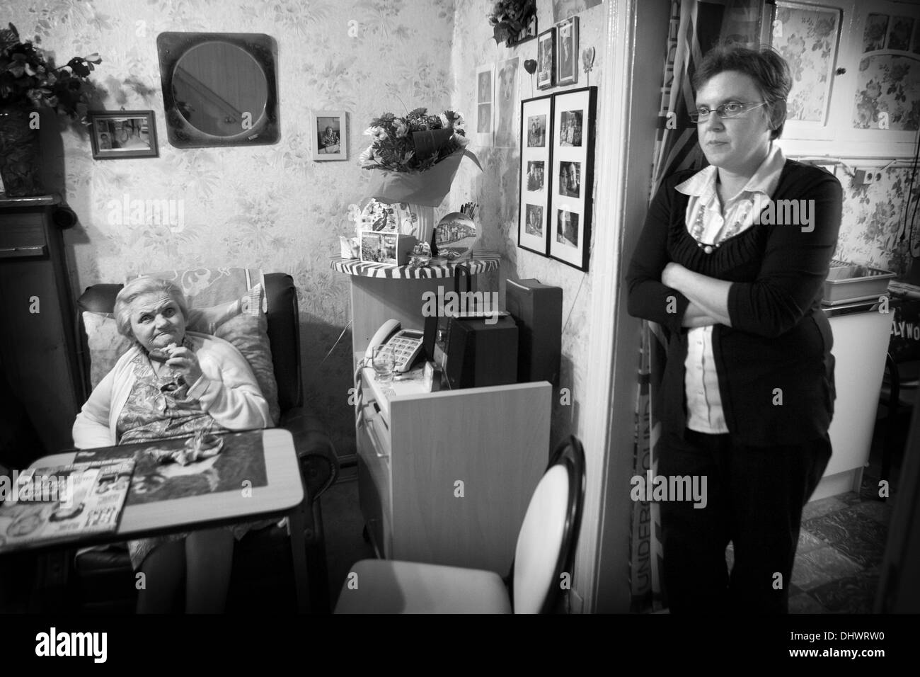 FAMILIE PFLEGER Stockfoto