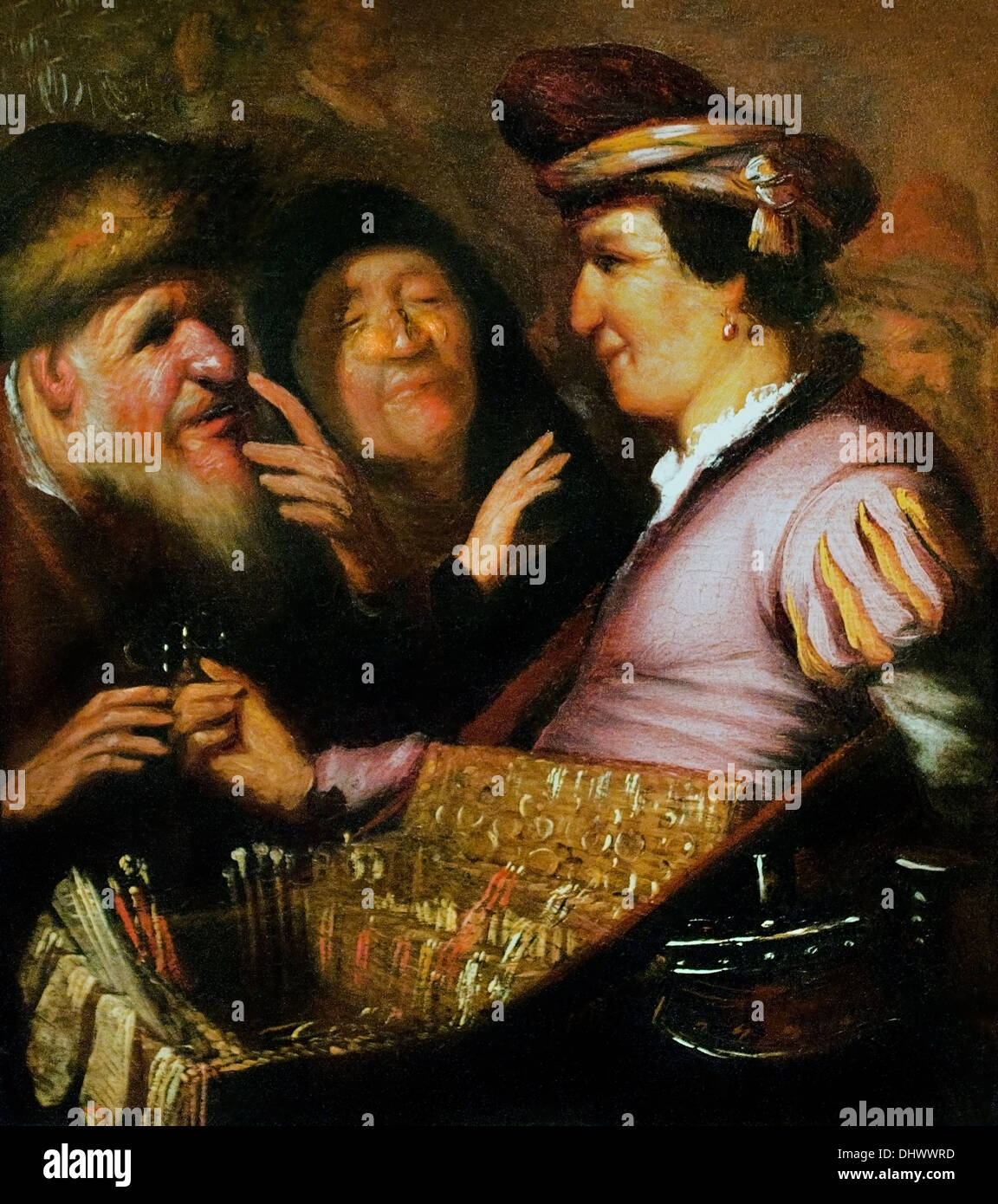 Brille Verkäufer 1623 Rembrandt Harmenszoon van Rijn niederländischen 1606 – 1669 Niederlande Stockfoto