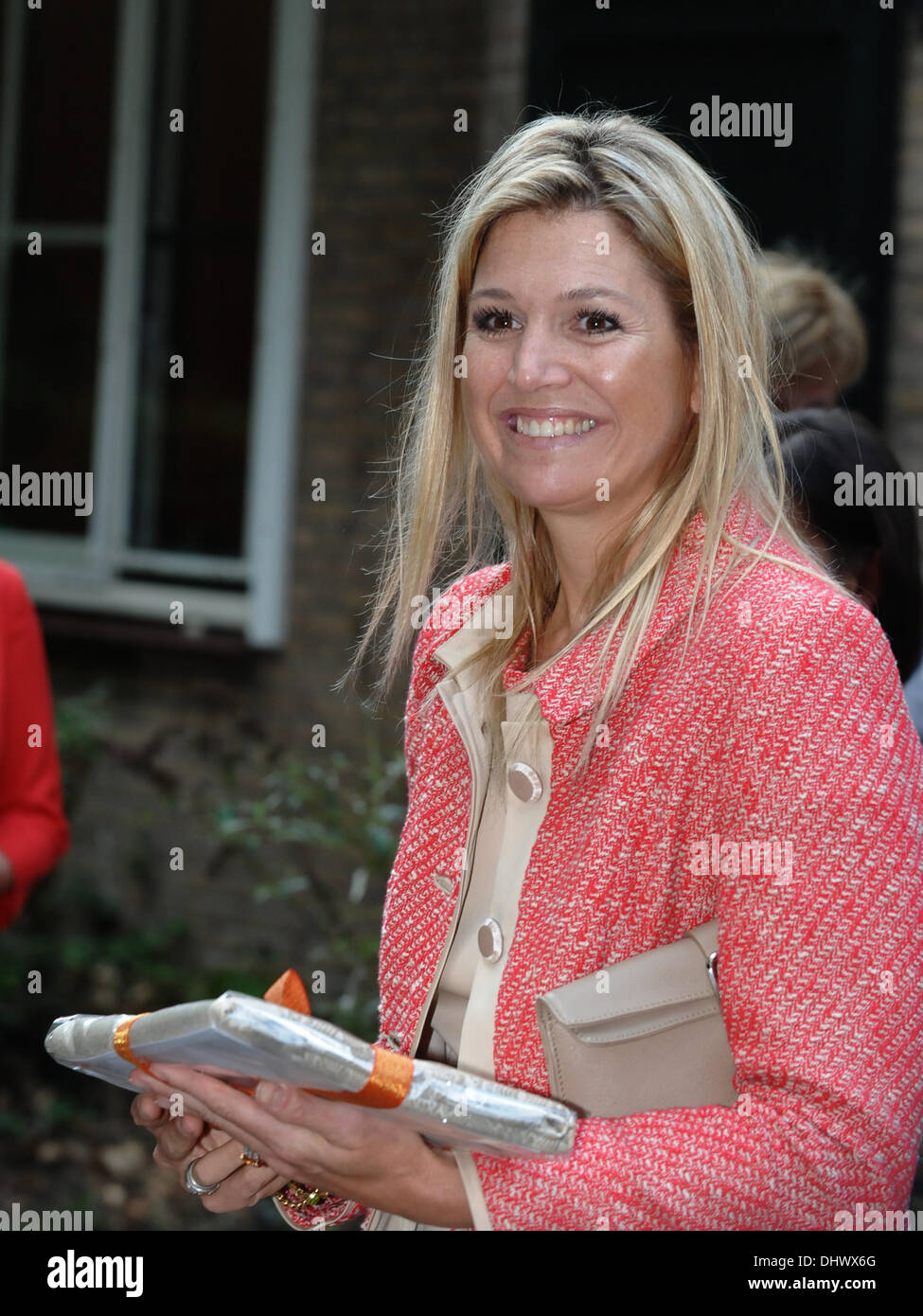 Prinzessin Maxima der Niederlande an die Frauen auf Flügel treffen. Austerlitz, Niederlande 17.09.2012 Stockfoto