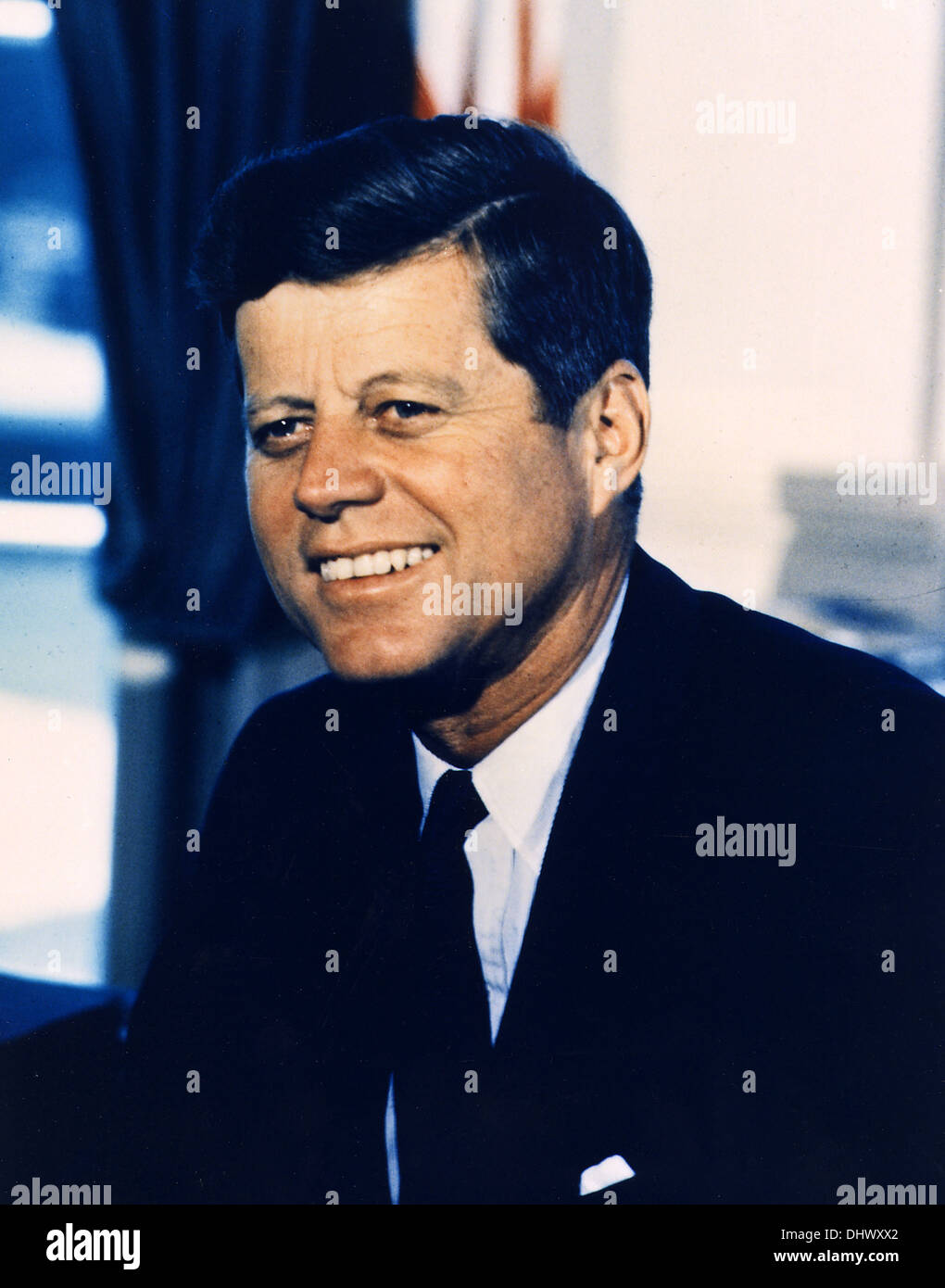 Präsident John F. Kennedy, der amerikanische Präsident JFK Stockfoto