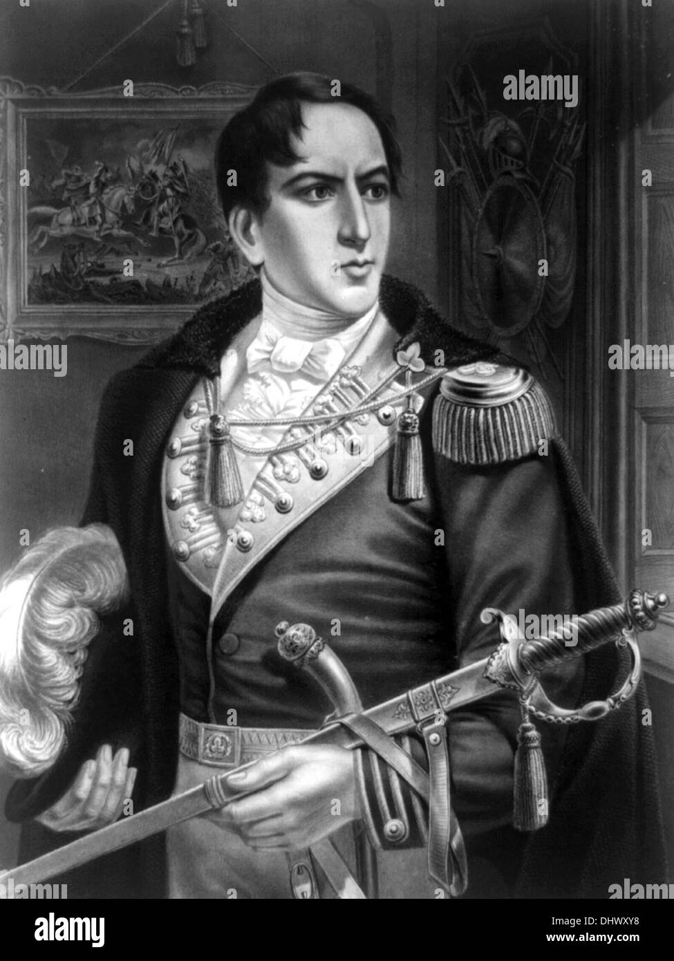 Robert Emmet, irischer Nationalist, Republikaner und Rebellen-Anführer. Wegen Hochverrats hingerichtet. Stockfoto