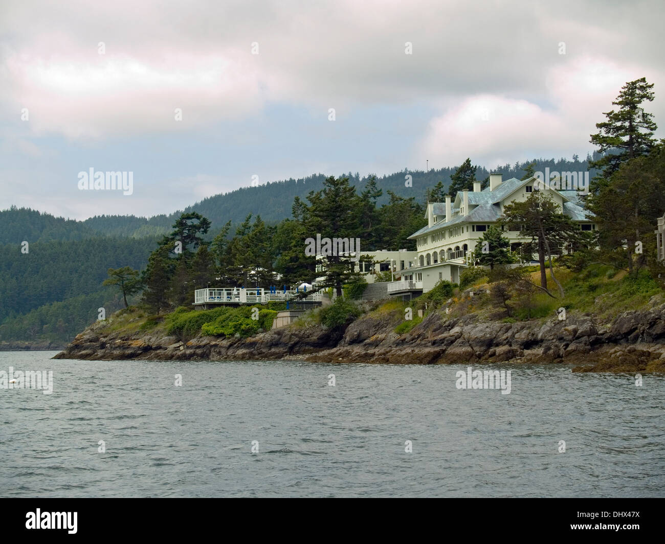 Das Rosario Resort auf Orcas Island, San Juan Islands, US-Bundesstaat Washington Stockfoto