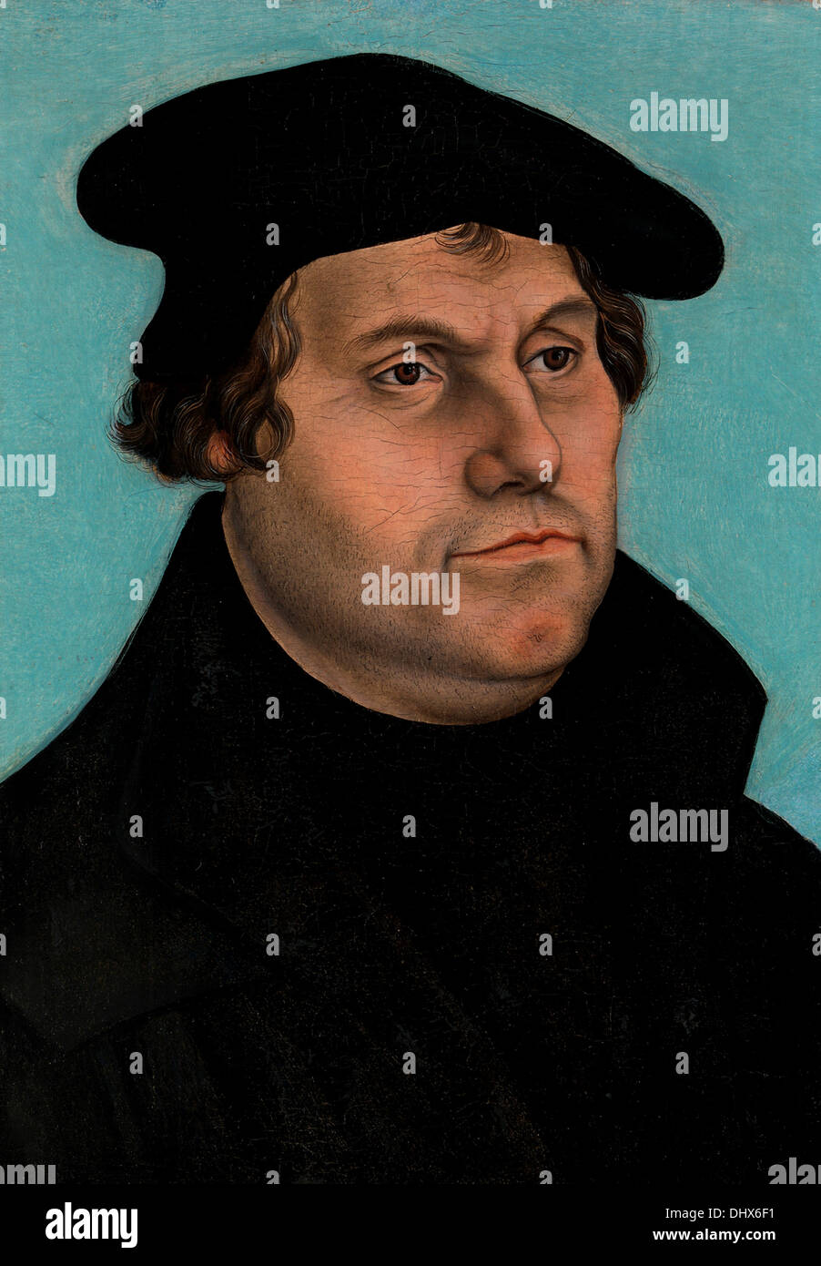 Martin Luther - von Lucas Cranach der ältere. 1532 Stockfoto